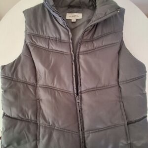 Merona Charcoal Quilted Vest